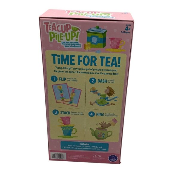 Educational Insights Teacup Pile-Up! Preschool Relay Game Fun Educational Game - Picture 4 of 11
